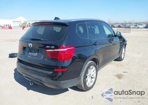2016 BMW X3 xDrive28I z USA, uszkodzony, nr VIN 5UXWX9C59G0D83255